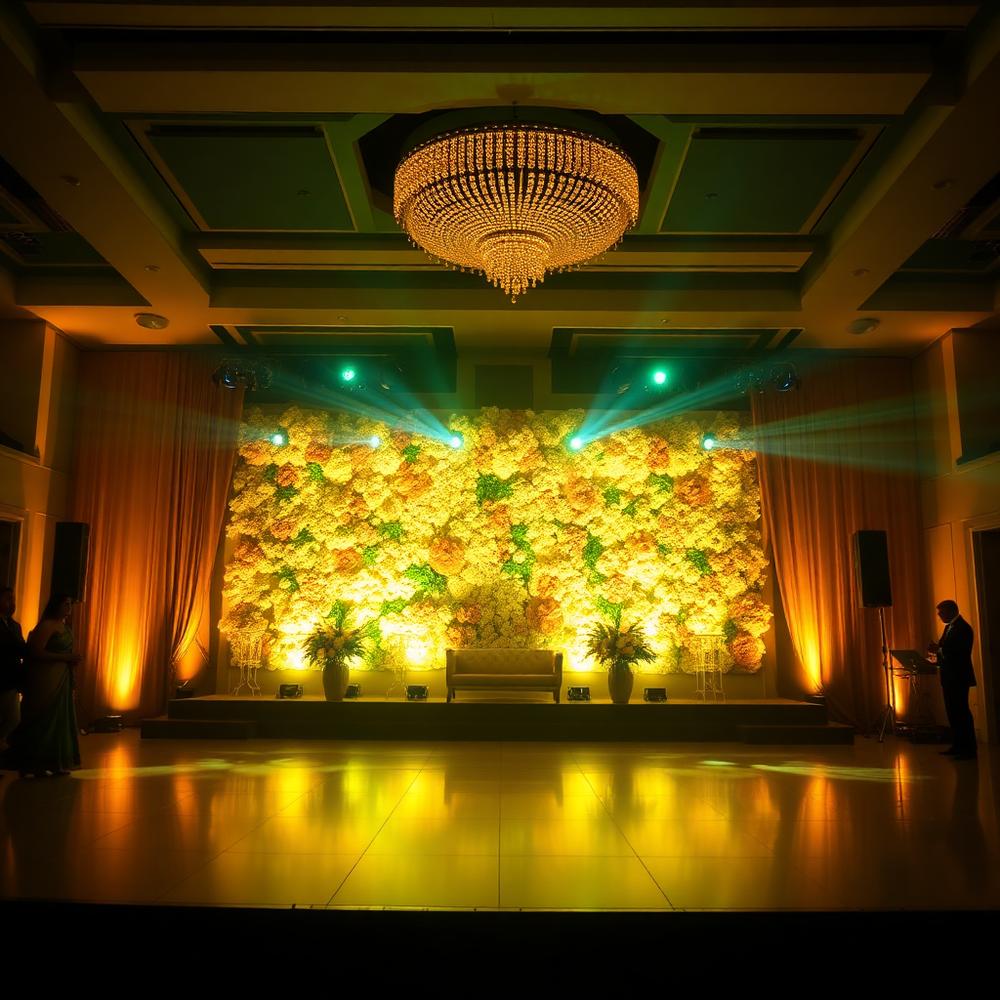 Sangeet celebration setup at Spring Hill Resort