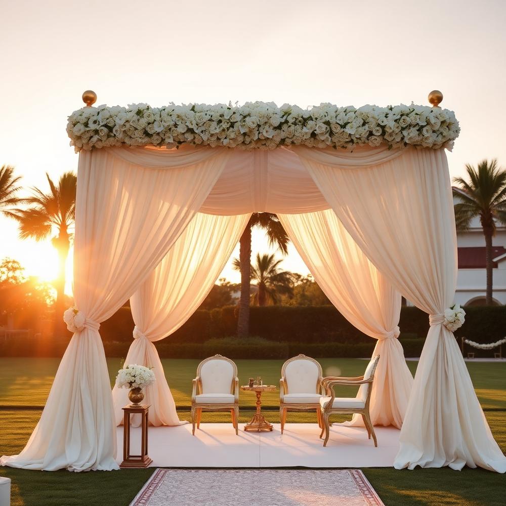 Wedding Ceremony celebration setup at Spring Hill Resort