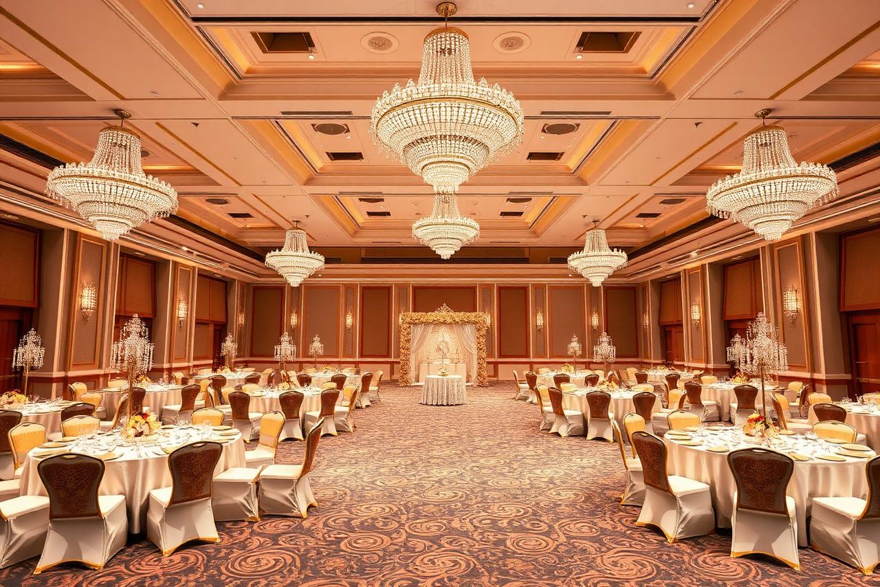 Grand Banquet Hall at Spring Hill Resort, Pathankot